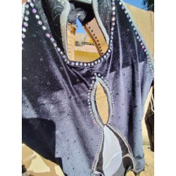 Justo noir velours T36/38